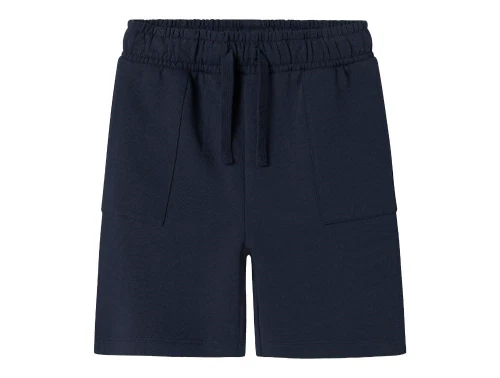Mørkeblå sweatshorts med lommer og bindebånd fra Name It 13244129 navy blazer